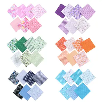 LAPHIL 7pcs 25x25cm Floral Printed Cotton Fabric Cloth Sewing Quilting Fabric for Patchwork Needlework DIY Handmade Accessories
LAPHIL 7pcs 25x25cm Floral Printed Cotton Fabric Cloth Sewing Quilting Fabric for Patchwork Needlework DIY Handmade Accessories