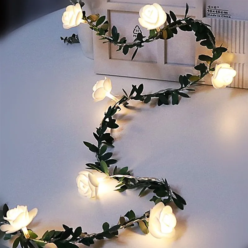 2M 20LED Warm White LED Lights Strings Artificial Flowers Copper Wire String Lamp Lights String Simulation Green Leaf Tree
2M 20LED Warm White LED Lights Strings Artificial Flowers Copper Wire String Lamp Lights String Simulation Green Leaf Tree