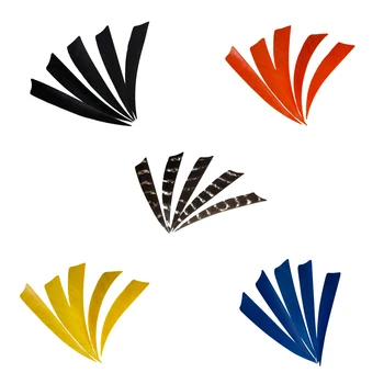 5-Pack 4'' Genuine Feathers Left Wing Shield Shape Archery Arrow Fletching Fletches
5-Pack 4'' Genuine Feathers Left Wing Shield Shape Archery Arrow Fletching Fletches