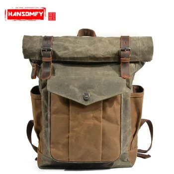 Fashion Retro Canvas Bag Men and Women Backpack Batik Canvas Travel Waterproof Bags Laptop Bag Oil Wax Canvas Bag Soft Handle
Fashion Retro Canvas Bag Men and Women Backpack Batik Canvas Travel Waterproof Bags Laptop Bag Oil Wax Canvas Bag Soft Handle