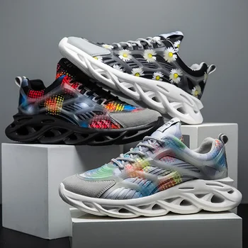 Men's Shoes Trend Breathable Lightweight Sneakers 2020 New Luminous Twist Sole Casual Summer Mesh Men Running Shoes
Men's Shoes Trend Breathable Lightweight Sneakers 2020 New Luminous Twist Sole Casual Summer Mesh Men Running Shoes