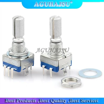 2PCS Plum handle 20mm rotary encoder coding switch / EC11 / digital potentiometer with switch 5 Pin
2PCS Plum handle 20mm rotary encoder coding switch / EC11 / digital potentiometer with switch 5 Pin