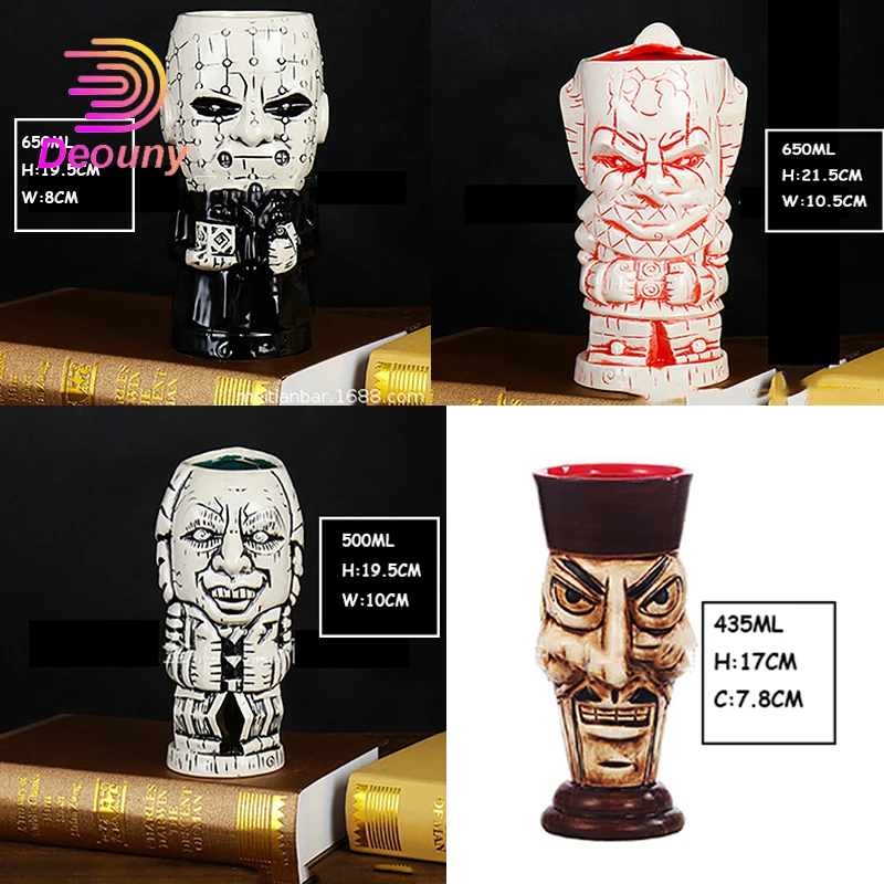 DEOUNY Tiki Mug Hawaii Cocktail Mugs Home Decoration Cup Zombie Beer Coffee Tumblers Glasses Bar Ceramic Dinkware Free Shipping
DEOUNY Tiki Mug Hawaii Cocktail Mugs Home Decoration Cup Zombie Beer Coffee Tumblers Glasses Bar Ceramic Dinkware Free Shipping