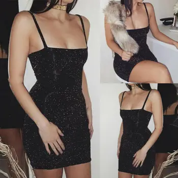 2020 Women Dress Sexy Bandage Strap Sequin Dress Bodycon Evening Party Dress Clubwear Short Mini Dresses Summer Fashion S-XL
2020 Women Dress Sexy Bandage Strap Sequin Dress Bodycon Evening Party Dress Clubwear Short Mini Dresses Summer Fashion S-XL