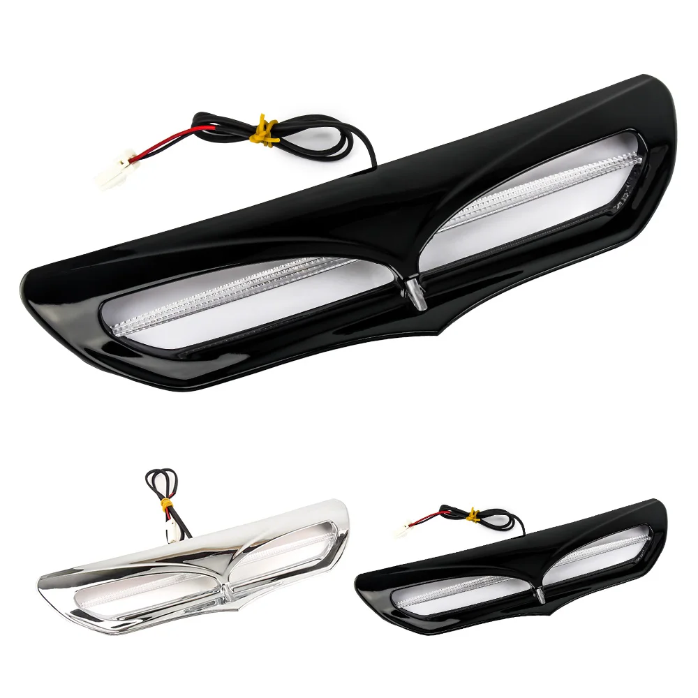 Motorcycle LED Lighted Fairing Intake Trim Vent Accent Case Chrome for Harley Touring Electra Street Glide 2014 2015 2016 2017
Motorcycle LED Lighted Fairing Intake Trim Vent Accent Case Chrome for Harley Touring Electra Street Glide 2014 2015 2016 2017