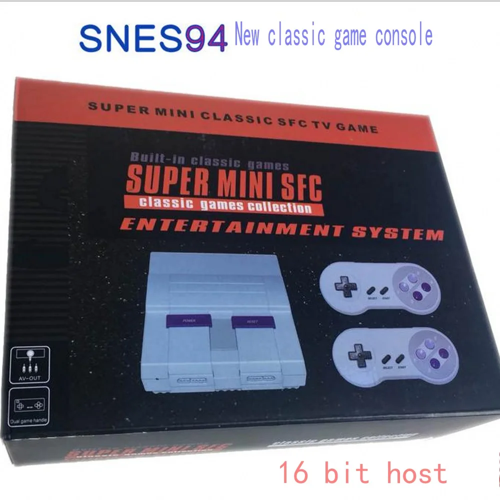 SNES Mini super NES sfc94 16 bit game console super mini console WiFi handle 
SNES Mini super NES sfc94 16 bit game console super mini console WiFi handle