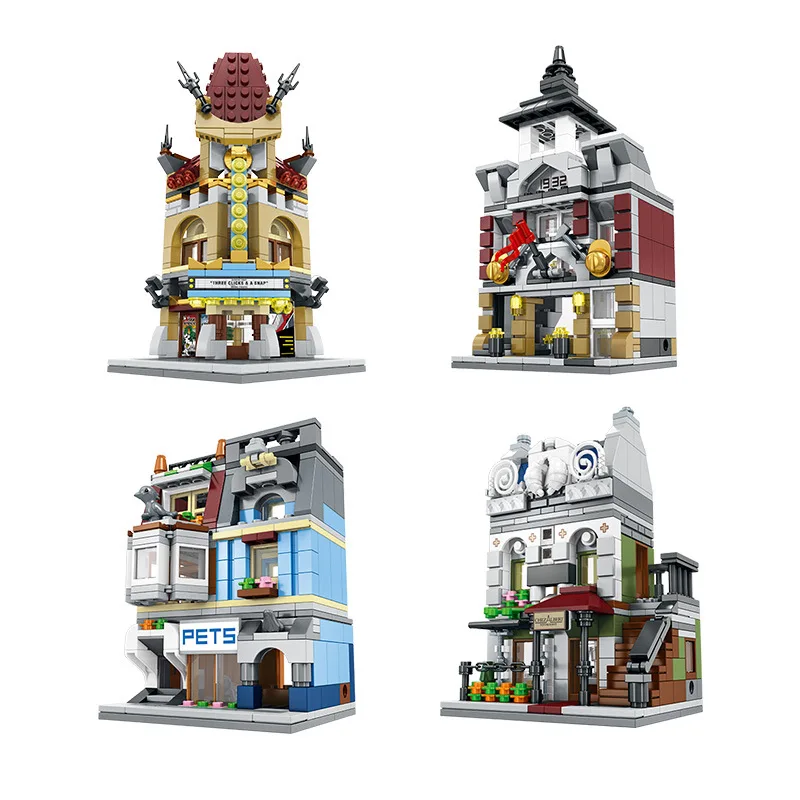 Baby Semp Sd6302-03 Street View Series Two Mixed Children ENLIGHTEN Educational Assembled Building Blocks Assembly Toy
Baby Semp Sd6302-03 Street View Series Two Mixed Children ENLIGHTEN Educational Assembled Building Blocks Assembly Toy