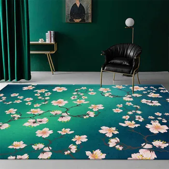 New Chinese Style Plum Flower Green Rug Living Room Anti-slip Bedside Chair Doormat For Bedroom Floor Mat Hallway Mat Mat Mat
New Chinese Style Plum Flower Green Rug Living Room Anti-slip Bedside Chair Doormat For Bedroom Floor Mat Hallway Mat Mat Mat