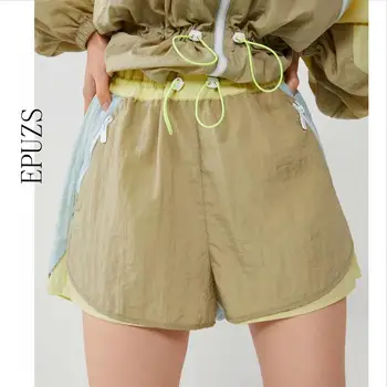 Sexy high waist shorts womens chic patchwork elastic waist pockets mini shorts streetwear summer biker shorts 209
Sexy high waist shorts womens chic patchwork elastic waist pockets mini shorts streetwear summer biker shorts 209
