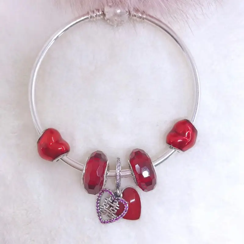 Kaliyah Store High Quality 1:1 100% 925 Pure Silver Charm Red Word Beaded Bracelet Gift First Choice Free Of Charge
Kaliyah Store High Quality 1:1 100% 925 Pure Silver Charm Red Word Beaded Bracelet Gift First Choice Free Of Charge