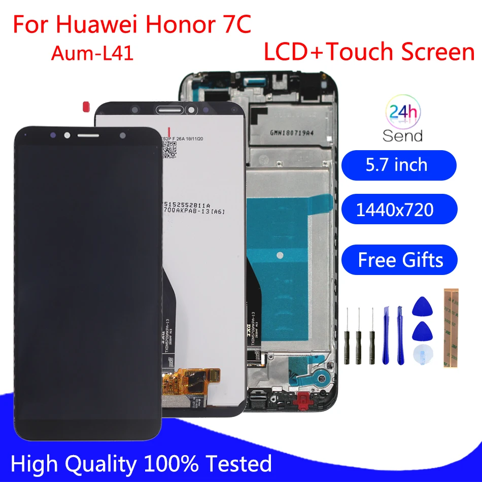 Original For Huawei Honor 7C Aum-L41 LCD Display Touch Screen Repair Parts With Frame For Honor 7C Screen LCD Display
Original For Huawei Honor 7C Aum-L41 LCD Display Touch Screen Repair Parts With Frame For Honor 7C Screen LCD Display