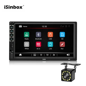 ISINBOX 7 Inch 2 Din Car Radio Head Unit Bluetooth Mirror Link Multimedia Player 2din Auto Radio USB SD FM Auto Radio Stereo
ISINBOX 7 Inch 2 Din Car Radio Head Unit Bluetooth Mirror Link Multimedia Player 2din Auto Radio USB SD FM Auto Radio Stereo