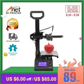 

Anet A9 3D Printer High Precision Metal Plate Aluminum Frame DIY Kit Easy Assemble Printing Size 160*160*200mm,with PLA Filament