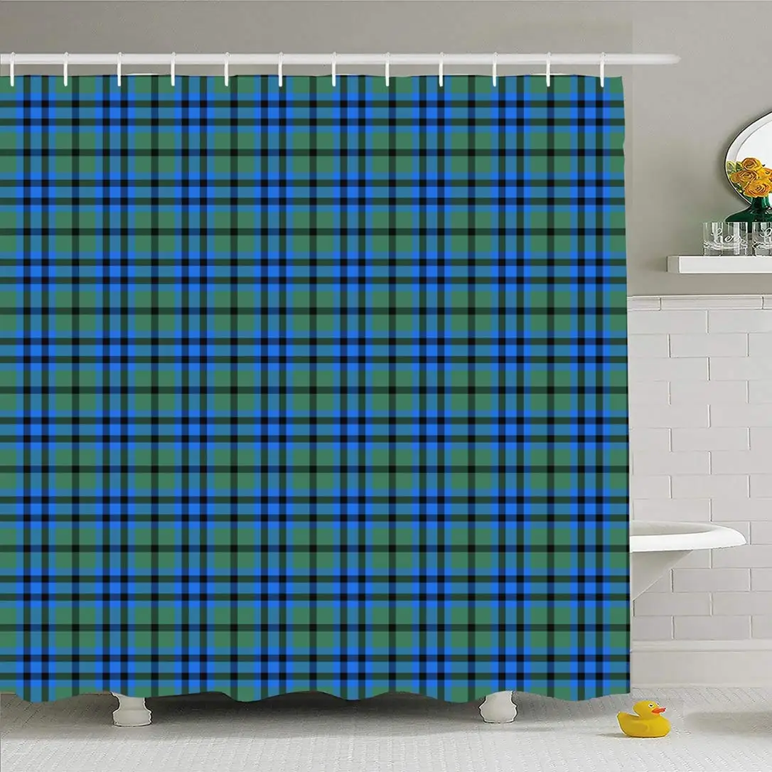 Shower Curtain Set with Hooks 60x72 Patterned Tile Clan Keith Scottish Scotland Plaid Classic Green Tartan Woven Abstract
Shower Curtain Set with Hooks 60x72 Patterned Tile Clan Keith Scottish Scotland Plaid Classic Green Tartan Woven Abstract