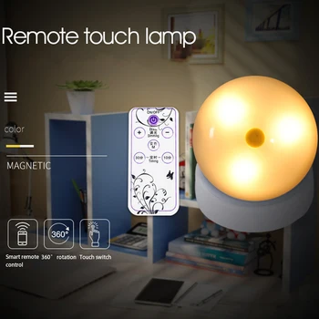 360 Degree Rotation Home With Remote Controller Bedroom LED Night Light Wall Closet Dimmable Round Kitchen USB Rechargeable
360 Degree Rotation Home With Remote Controller Bedroom LED Night Light Wall Closet Dimmable Round Kitchen USB Rechargeable