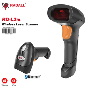 RADALL RD-L2 Bluetooth Wireless Laser Barcode Scanner Handheld Portable Bar Code Reader Support for Win/Mac POS Inventory
RADALL RD-L2 Bluetooth Wireless Laser Barcode Scanner Handheld Portable Bar Code Reader Support for Win/Mac POS Inventory