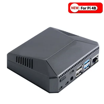 Black Aluminum Alloy Case With Fan For Raspberry Pi 4B Argon One Mini Computer Easy Assembly & Neat Cable Management
Black Aluminum Alloy Case With Fan For Raspberry Pi 4B Argon One Mini Computer Easy Assembly & Neat Cable Management