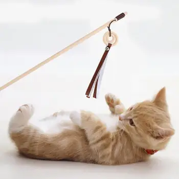1PCS Cat Toys Cat Stick Cat Teaser Pole with Feather Wand Toys Changeable Head Rod Interactive Stick Pet Cat Supplies
1PCS Cat Toys Cat Stick Cat Teaser Pole with Feather Wand Toys Changeable Head Rod Interactive Stick Pet Cat Supplies