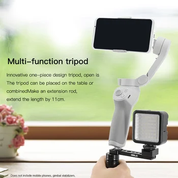 Outdoor Gimbal Stabilizer Expansion Bracket Selfie Travel Vlog Video LED Light Tripod Kit Multi-function OSMO Mobile 4 3
Outdoor Gimbal Stabilizer Expansion Bracket Selfie Travel Vlog Video LED Light Tripod Kit Multi-function OSMO Mobile 4 3