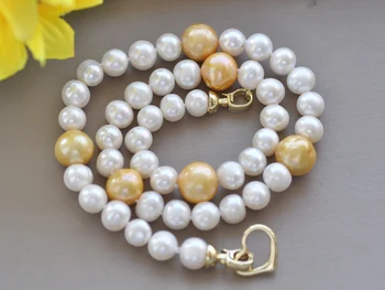 Z10626 19" 14mm White Yellow Edison Keshi Round Pearl Necklace
Z10626 19" 14mm White Yellow Edison Keshi Round Pearl Necklace