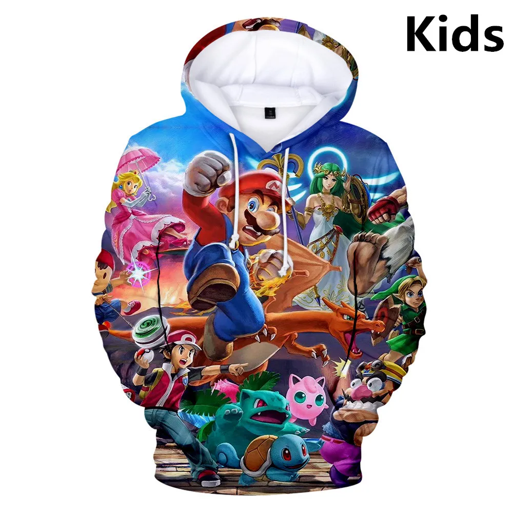 2 To 13 Years Kids Hoodies Super Mario 3D Printed Hoodie Sweatshirts Boys Girls Game Cartoon Sweatshirt casual Children clothes
2 To 13 Years Kids Hoodies Super Mario 3D Printed Hoodie Sweatshirts Boys Girls Game Cartoon Sweatshirt casual Children clothes