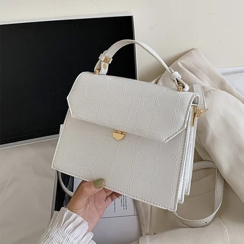 Crocodile pattern Square Tote bag 2020 Fashion New High quality PU Leather Women's Designer Handbag Small Shoulder Messenger Bag
Crocodile pattern Square Tote bag 2020 Fashion New High quality PU Leather Women's Designer Handbag Small Shoulder Messenger Bag