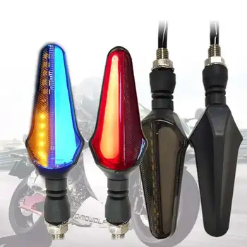 2PCS Modification Motorcycle Indicator Led Turn Signal Light Red/Blue/Red Neon Light & Flowing Amber Indicator Signal Lamp
2PCS Modification Motorcycle Indicator Led Turn Signal Light Red/Blue/Red Neon Light & Flowing Amber Indicator Signal Lamp