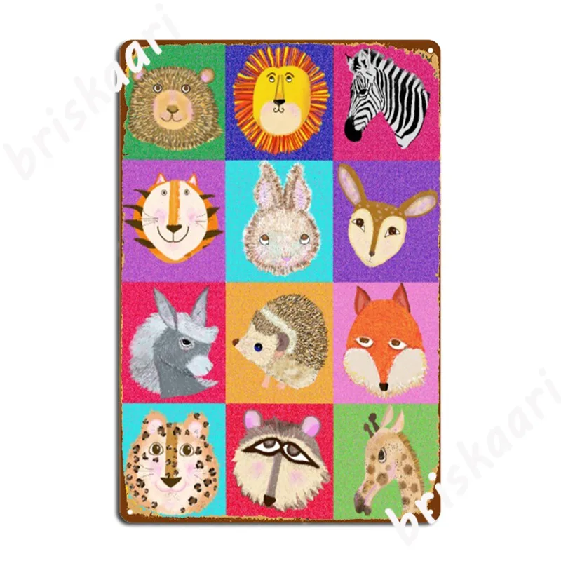 Sweet Animal Portraits Metal Signs Cinema Garage Wall Decor Cave pub Custom Tin sign Posters
Sweet Animal Portraits Metal Signs Cinema Garage Wall Decor Cave pub Custom Tin sign Posters