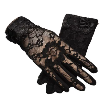 Spring Summer Ladies Non-slip Lace Finger Gloves Outdoor Bow Touch Screen Sunscreen Gloves Full-finger Gloves
Spring Summer Ladies Non-slip Lace Finger Gloves Outdoor Bow Touch Screen Sunscreen Gloves Full-finger Gloves