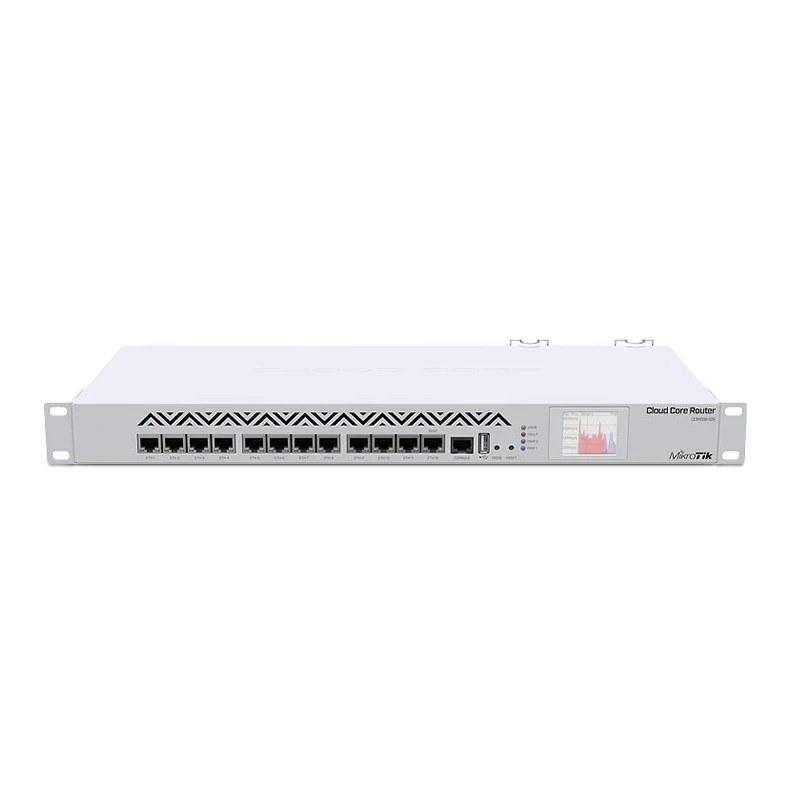 Фото Коммутатор маршрутизатора Mikrotik CCR1016-12G 16 ядер интеллектуальная маршрутизация