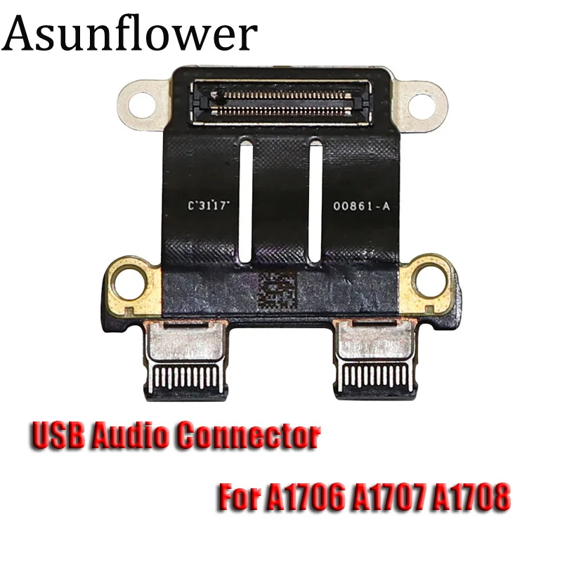 Asunflower DC Power Jack I/O Board For MacBook Pro 13" 15" A1706 A1707 A1708 2016 820-00484-02 Type-C USB-C Charging Connection
Asunflower DC Power Jack I/O Board For MacBook Pro 13" 15" A1706 A1707 A1708 2016 820-00484-02 Type-C USB-C Charging Connection