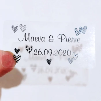 100 personalized rectangular bubble Wand labels, wedding stickers, clear labels, custom logo name and names
100 personalized rectangular bubble Wand labels, wedding stickers, clear labels, custom logo name and names