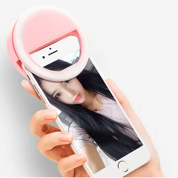 RK12 USB charge LED Selfie Ring Light Clip Lampe for Iphone Supplementary Lighting Selfie Enhancing Fill Light For Phones
RK12 USB charge LED Selfie Ring Light Clip Lampe for Iphone Supplementary Lighting Selfie Enhancing Fill Light For Phones