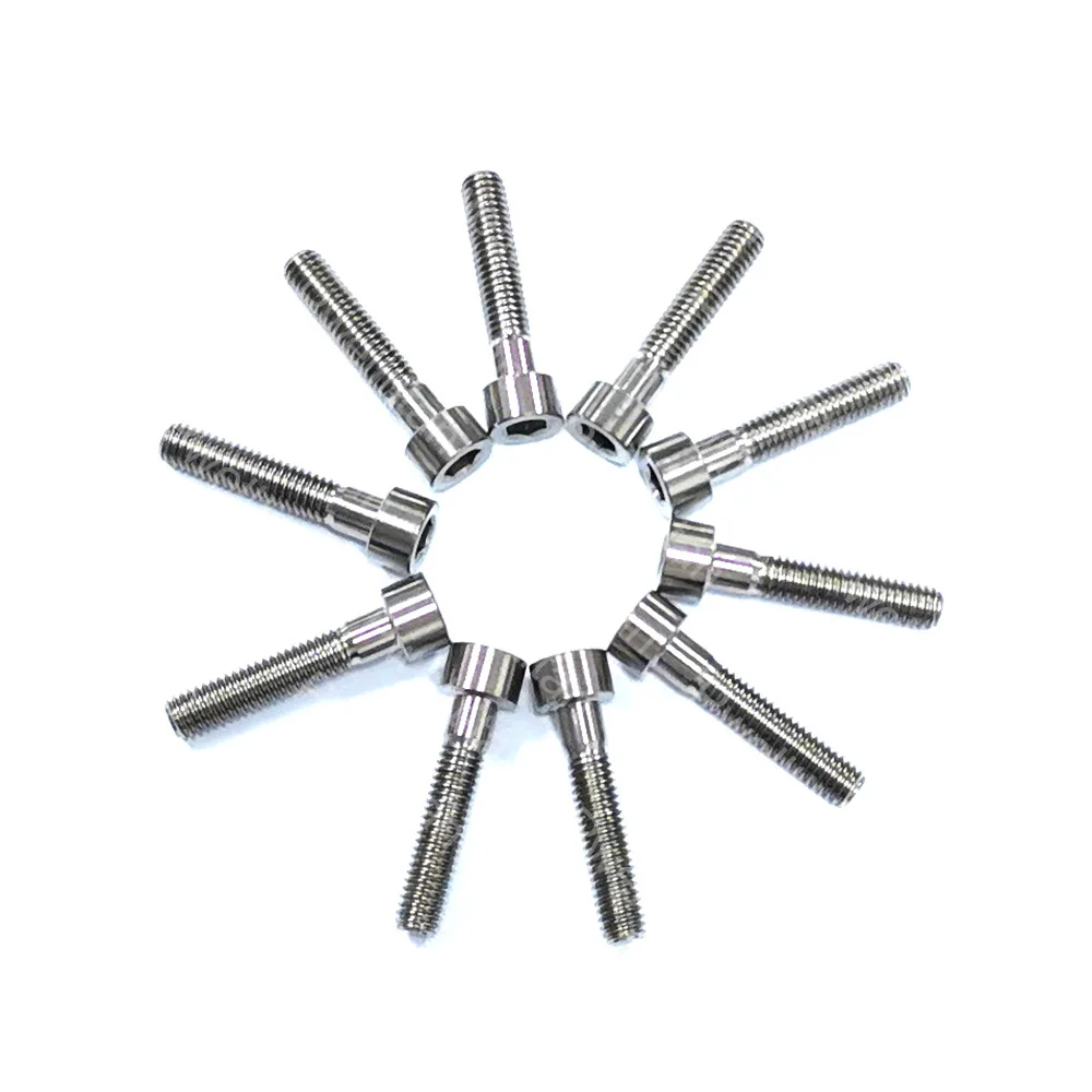 Bicycle Headset Titanium Bolts M6 x 30mm 35mm Ti Screw Fasteners for Mountain Bike Repaair DIY Fitting Accessory 10 PCS
Bicycle Headset Titanium Bolts M6 x 30mm 35mm Ti Screw Fasteners for Mountain Bike Repaair DIY Fitting Accessory 10 PCS