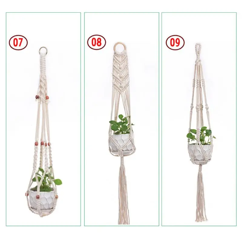 3pcs/set Handmade Macrame Plant Hanger Indoor Outdoor Hanging Basket Flower Pots
3pcs/set Handmade Macrame Plant Hanger Indoor Outdoor Hanging Basket Flower Pots