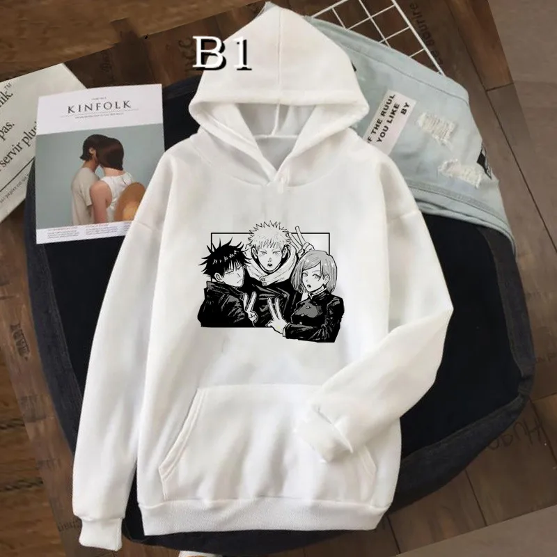 Kawaii hoodie Harajuku Autumn Graphic Hoodie Gojo Satoru Tops Fashion Hot anime Jujutsu Kaisen Women Hoodie Cute women Hoodie
Kawaii hoodie Harajuku Autumn Graphic Hoodie Gojo Satoru Tops Fashion Hot anime Jujutsu Kaisen Women Hoodie Cute women Hoodie