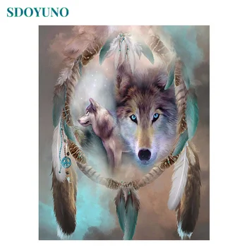 GATYZTORY Wolf Totem Painting By Numbers DIY Gift Frame 60x75cm Wall Art For Room Decoration Canvas Painting For Home Decor
GATYZTORY Wolf Totem Painting By Numbers DIY Gift Frame 60x75cm Wall Art For Room Decoration Canvas Painting For Home Decor