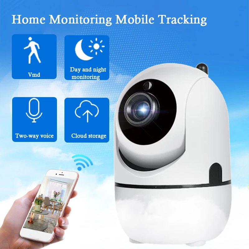 1080P Wireless IP Camera Cloud Wifi Camera Two Way Audio Intelligent Automatic Track Home Security Surveillance Network Camera
1080P Wireless IP Camera Cloud Wifi Camera Two Way Audio Intelligent Automatic Track Home Security Surveillance Network Camera