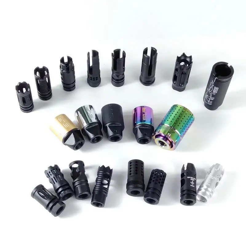 CCW 14mm Negative Thread Barrel Slience Brake Cap Airsoft AEG AR15 M4/M16 Compensator Flash Hide Hunting Accessory Decorate Gear
CCW 14mm Negative Thread Barrel Slience Brake Cap Airsoft AEG AR15 M4/M16 Compensator Flash Hide Hunting Accessory Decorate Gear