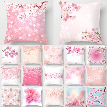 Peach Flower Pattern Decorative Cushions Pillowcase Polyester Cushion Cover Throw Pillow Sofa Decoration Pillowcover 40909
Peach Flower Pattern Decorative Cushions Pillowcase Polyester Cushion Cover Throw Pillow Sofa Decoration Pillowcover 40909