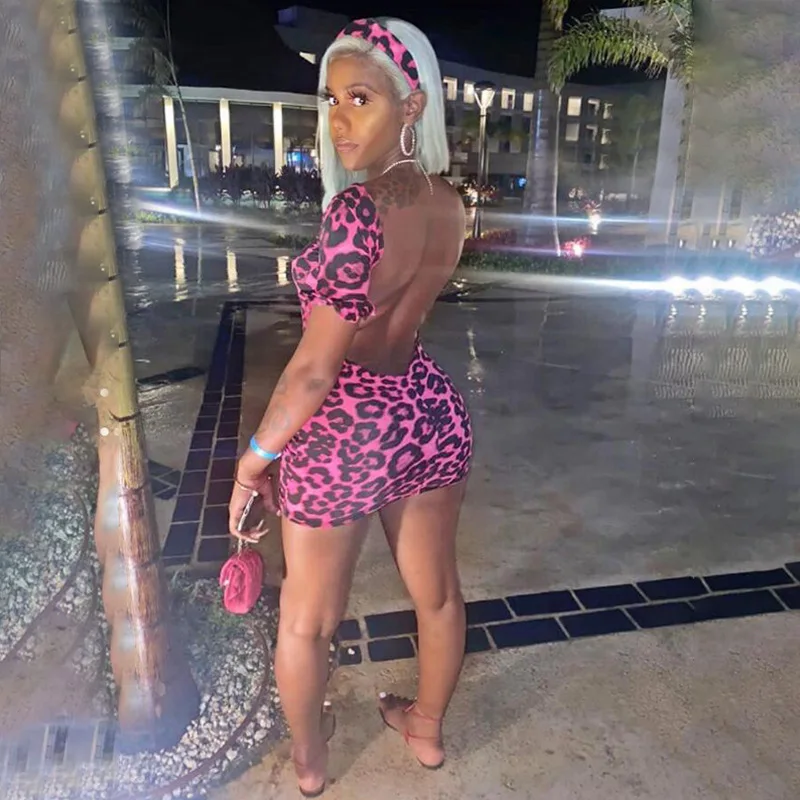 BKLD Cheetah Print Dress Backless Drawstring Slim Sexy Bodycon Dress 2020 Autumn Women Fashion Clubwear Outfits Leopard Dress
BKLD Cheetah Print Dress Backless Drawstring Slim Sexy Bodycon Dress 2020 Autumn Women Fashion Clubwear Outfits Leopard Dress