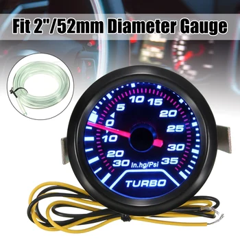 Universal 52mm 2" Car Gauge Pressure Turbo Boost Gauges Meter In. HG PSI Smoke Dial Face White Digital LED Light
Universal 52mm 2" Car Gauge Pressure Turbo Boost Gauges Meter In. HG PSI Smoke Dial Face White Digital LED Light
