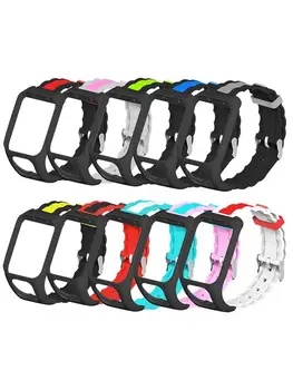 Replacement Silicone Strap for TomTom Runner 3 TomTom Adventurer Comfortable Watch Band Smart watch Replace Wristband
Replacement Silicone Strap for TomTom Runner 3 TomTom Adventurer Comfortable Watch Band Smart watch Replace Wristband