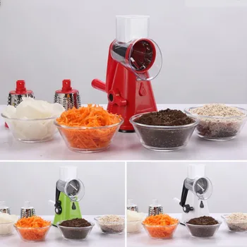 Multi-function Food Slicer Manual Hand Speedy Safe Vegetables Chopper Cutter with 3 Cylindrical Stainless Steel Blades for mom -
Multi-function Food Slicer Manual Hand Speedy Safe Vegetables Chopper Cutter with 3 Cylindrical Stainless Steel Blades for mom -