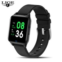 LIGE montre intelligente hommes femmes Sport étanche pour Xiaomi iPhone téléphone Smartwatch moniteur de fréquence cardiaque tension artérielle fitness tracker(China)