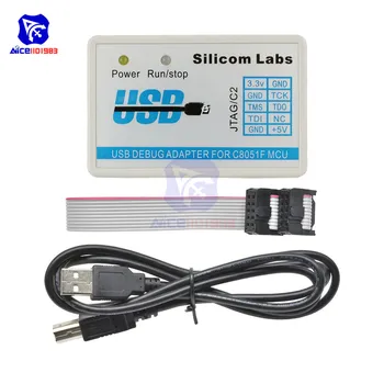 diymore C8051F Emulator Downloader Programmer JTAG/C2 U-EC6/U-EC5/EC3 USB Debug Adapter 3.3V-5V C8051F00 C8051F3 with Cable
diymore C8051F Emulator Downloader Programmer JTAG/C2 U-EC6/U-EC5/EC3 USB Debug Adapter 3.3V-5V C8051F00 C8051F3 with Cable