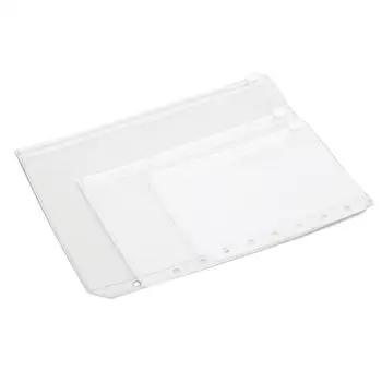 PVC A5 A6 A7 Zipper Bag Card Bills Bags Loose Leaf Holder Pockets Storage Organizer
PVC A5 A6 A7 Zipper Bag Card Bills Bags Loose Leaf Holder Pockets Storage Organizer