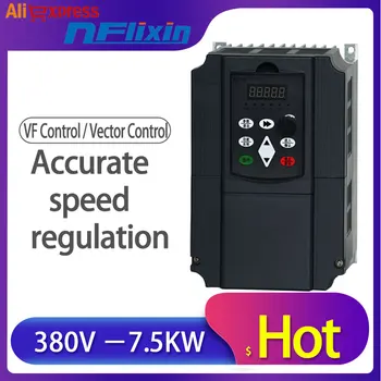 11KW 380V 3Phase Input 25A Frequency Inverter Triphase 3 Phase Output VFD Frequency Converter Motor Speed Controller 50/60Hz
11KW 380V 3Phase Input 25A Frequency Inverter Triphase 3 Phase Output VFD Frequency Converter Motor Speed Controller 50/60Hz