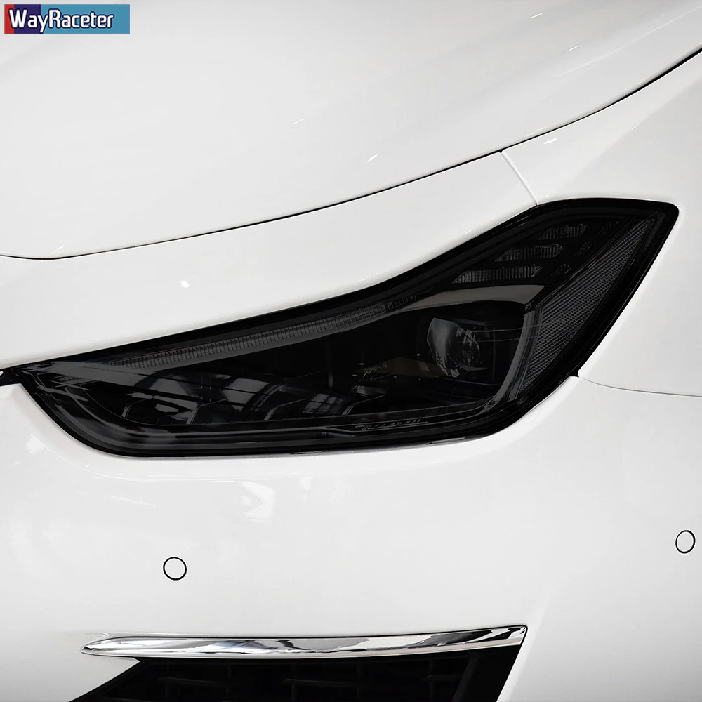 2 шт. Прозрачная Черная защитная пленка для автомобильных фар | Автомобили и