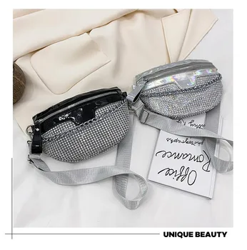 2020 New Personalized bag Female Korean Version of Wild Bright Diamond Chest bag Ins Fashion Waist bag Shoulder Messenger Bag
2020 New Personalized bag Female Korean Version of Wild Bright Diamond Chest bag Ins Fashion Waist bag Shoulder Messenger Bag